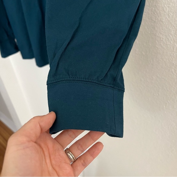 *SOLD* L.L. Bean Mens Carefree Unshrinkable Mock Neck Shirt Traditional Fit - Picture 7 of 7